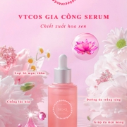 GIA CÔNG SERUM TINH CHẤT HOA SEN - PHỤC HỒI CẤP ẨM CHO LÀN DA