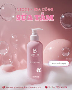 Gia công sữa tắm tại VTCOS