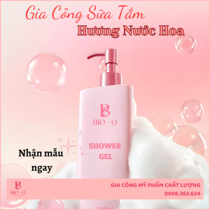 Gia công sữa tắm tại VTCOS